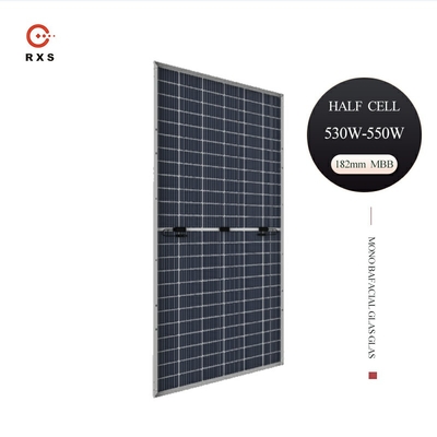 ヨーロッパの在庫BIPVの太陽電池パネル500W 550Wの太陽屋根を付ける鉄片